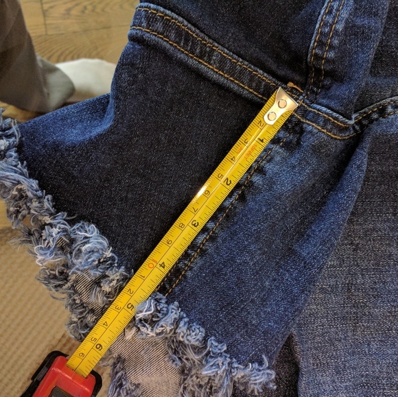 Lane Bryant cutoff girlfriend shorts sz 14 stretch - Picture 4 of 7